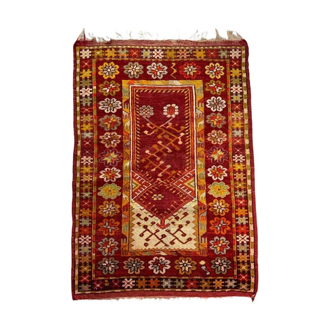 Textile Antique Turkish Handmade Rug For Sale - Image 7 of 7