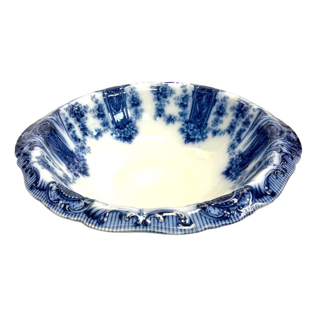 A lovely, large porcelain basin by Wood & Son out of Burslem, Staffordshire, a company in operation from the mid-19th...