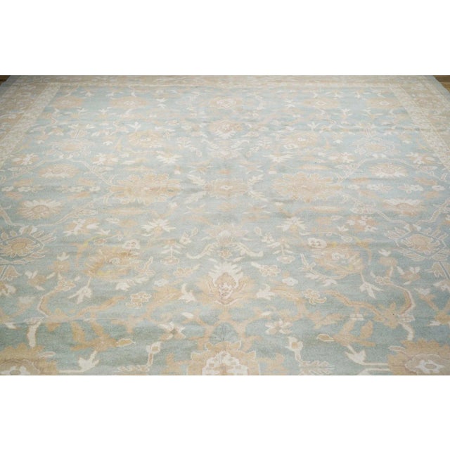 Oushak Rug 12'1'' X 15'2'' For Sale - Image 10 of 12
