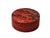 Oriental Asian Black Red Lacquer Round Relief Scenery Accent Box For Sale In San Francisco - Image 6 of 11