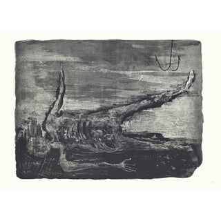 1968 "Moby Dick" Lithograph by Benton Spruance "The Rachael" (Ship) For Sale