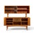 Wood Bernhard Pedersen Mid Century Danish Teak Tambour Credenza and Hutch For Sale - Image 7 of 12