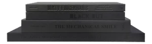Decorative Books - Charcoal Coffee Table Stack - 4 Grey Books