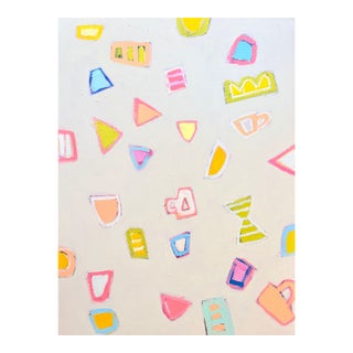 Sarah Trundle, Contemporary Abstract Painting, "Just My Cup of Tea" For Sale