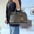 Prada Saffiano City Black Gold Hardware Leather Structured Tote Bag For Sale - Image 12 of 12