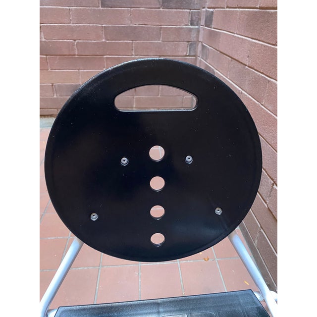 Italian Postmodern “Charlie” Side Chairs by Carlo Bimbi & Nilo Gioacchini for Segis 1980s. A Pair For Sale In Chicago - Image 6 of 10