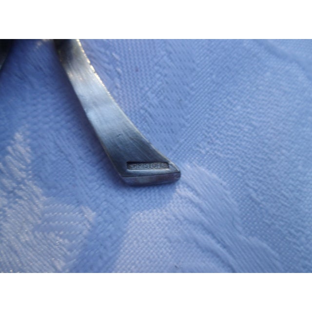 Metal Antique Silver-Plated Knife Rests from Christofle, 1890s, Set of 9 For Sale - Image 7 of 15