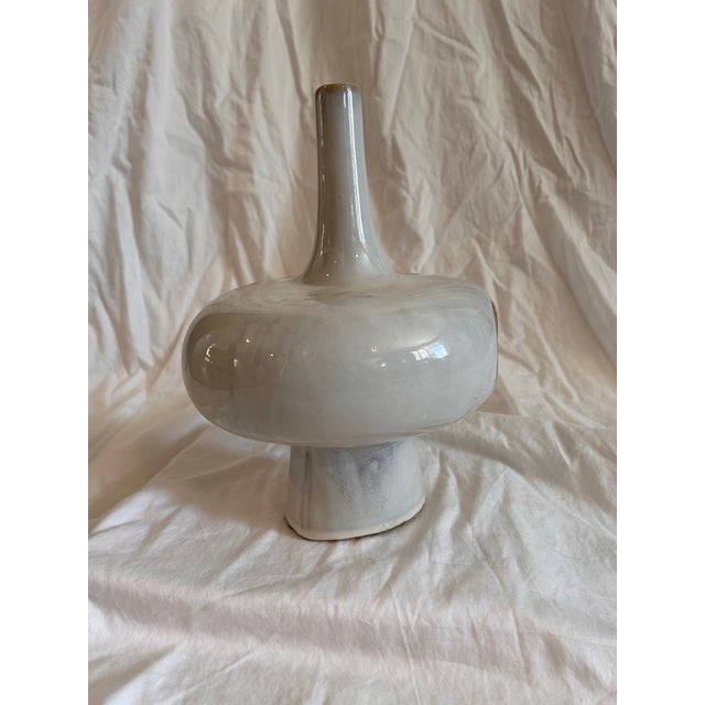 Mid 20th Century Mid-Century Modernist Ceramic Vase For Sale - Image 5 of 6