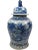 Large Chinese Blue & White Porcelain Ginger Jar With Foo Dog Lid For Sale In Greensboro - Image 6 of 13