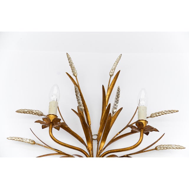 Large Wheat Sheaf Wall Light by Hans Kögl, Germany, 1970s For Sale - Image 6 of 11