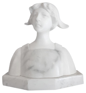 Small Antique Female Bust by Aurilli
