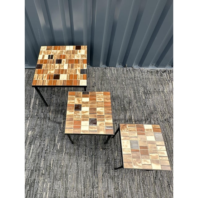 Vintage Nesting Tables by Mado Jolain, 1960s, Set of 3 For Sale - Image 15 of 18