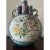 Green Antique 15" Chinese Famille Rose Moon Flask Vases - Guangxu Period - A Pair For Sale - Image 8 of 9