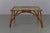 Mid-Century Modern Danish Modern Square Rattan and Glass Coffee Table, 1960s For Sale - Image 3 of 15