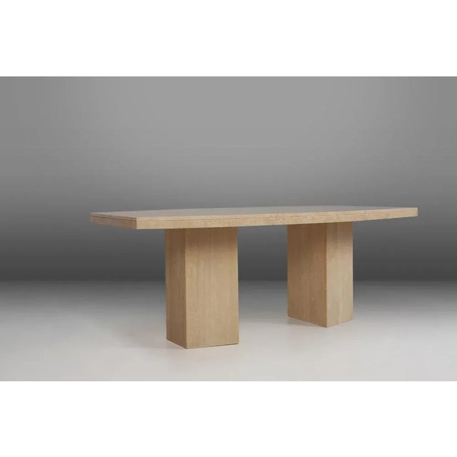 This exclusive dining table is a true testament to the timeless elegance of French craftsmanship. with its sleek design...