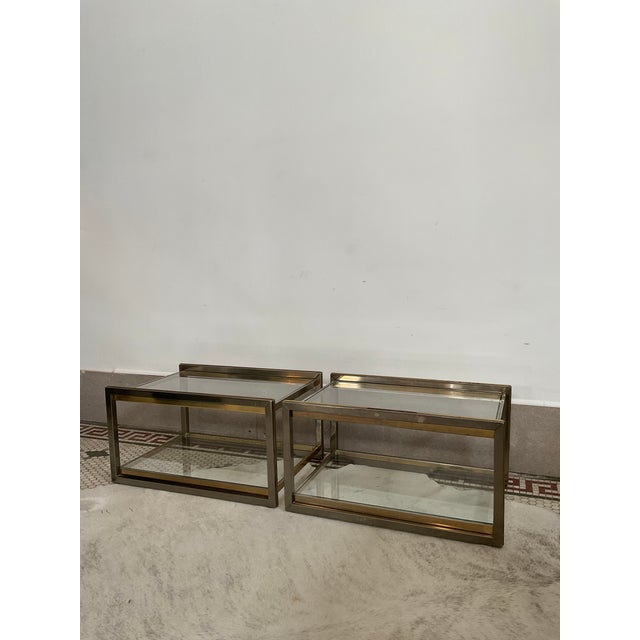 This pair is the best! Push together for one long coffee table, or pull apart a bit to give a little more flow. Two...