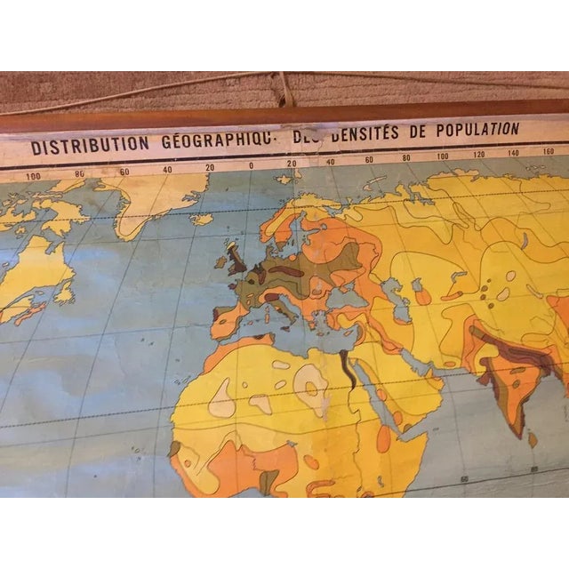 Population Density Map, 1960s For Sale - Image 10 of 11