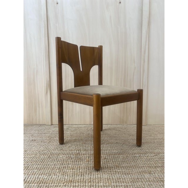 Mid-Century Modern Vintage Italian Chairs from Mobil Girgi, 1960s, Set of 6 For Sale - Image 3 of 13