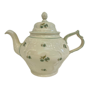 1950’s Rosenthal Sanssouci Porcelain “Moss Rose” Tea Pot
