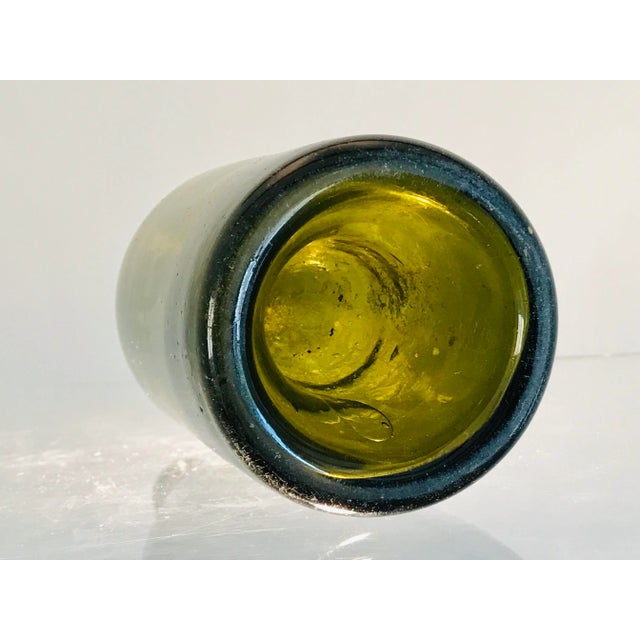 19th Century French Blown Glass Wine Bottle For Sale In Palm Springs - Image 6 of 13