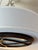Textile Orbit Drum Flush Mount Ceiling Light For Sale - Image 7 of 11