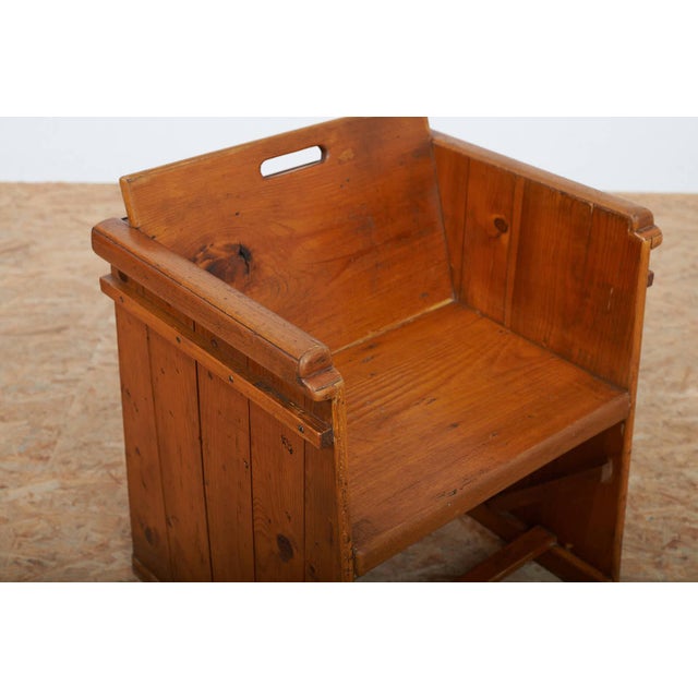 Children's Armchair in Wood, 1940s For Sale - Image 9 of 13