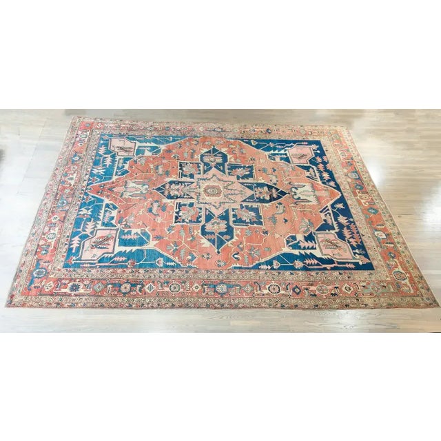 Late 19th Century Persian Serapi Rug For Sale - Image 12 of 13