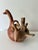 Sienna 1970s Heron Martinez Pottery-Mexican Folk Art Bird Candelabra For Sale - Image 8 of 10
