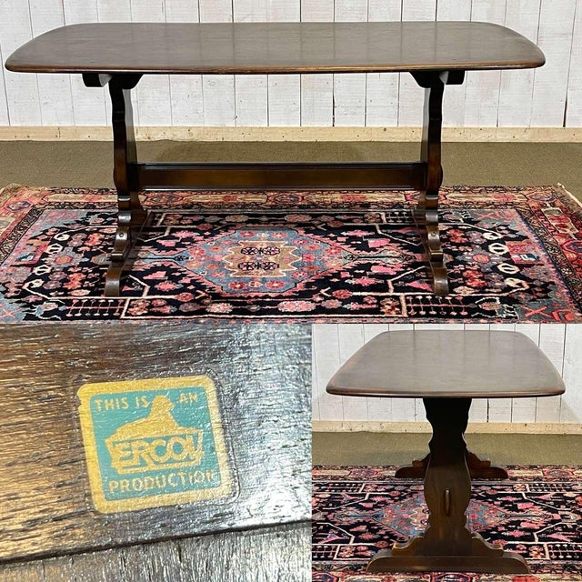 Elm Table from Ercol, 1970s For Sale - Image 11 of 12