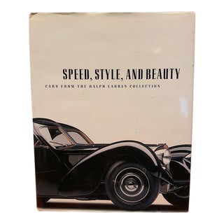 Speed Style and Beauty Cars From the Ralph Lauren Collection Coffee Table Book Hard Back For Sale