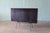 Early Paul McCobb 1950s Black Birch Cabinet on Iron Base Mid Century Modern For Sale - Image 12 of 13