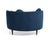 Mid Century Half Moon Lounge Chair & Ottoman After Adrian Pearsall Satellite Havana Knoll Fabric For Sale - Image 10 of 18