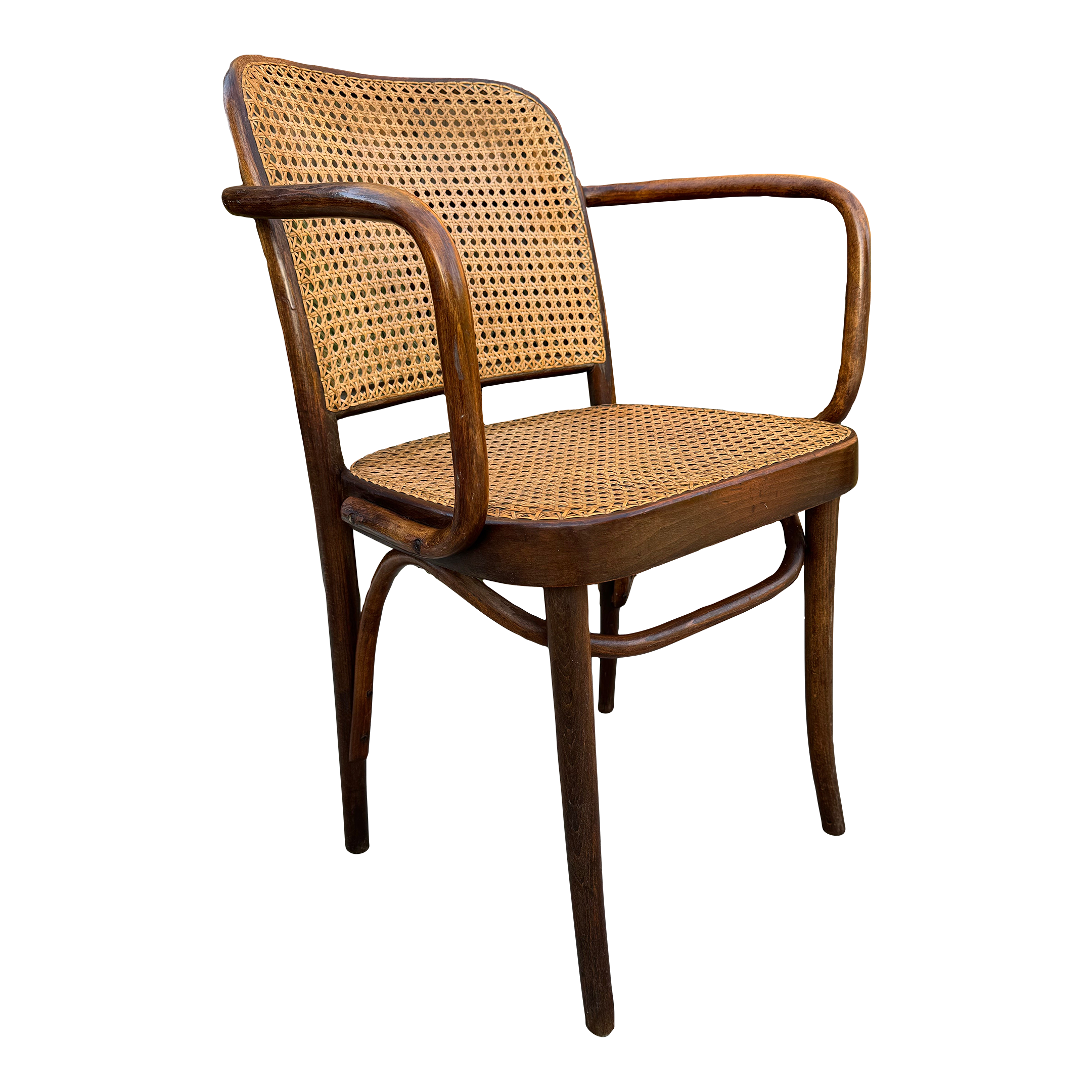 1930s Vintage Chair in the Style of Thonet Model 811 'Prague Chair