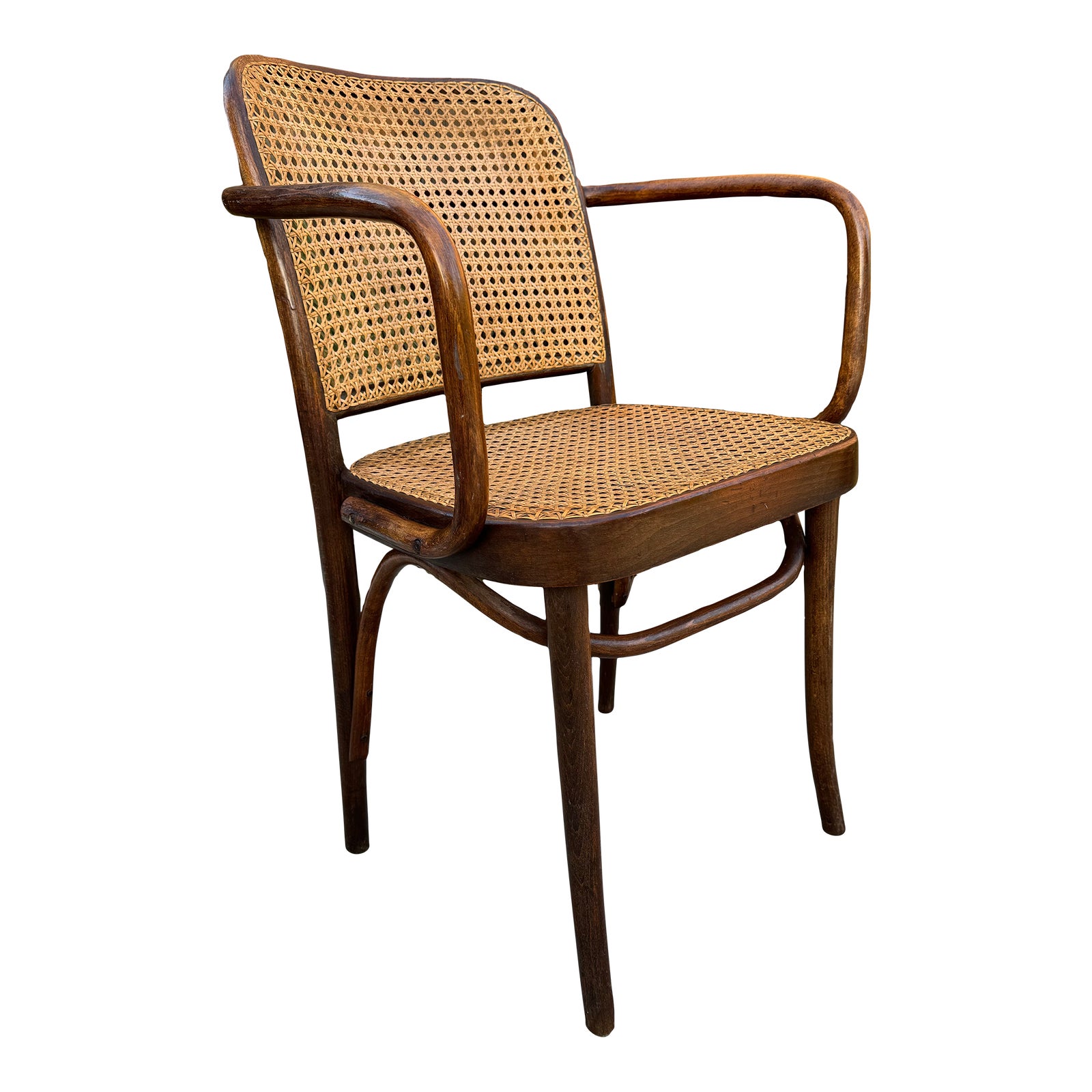 1930s Vintage Chair in the Style of Thonet Model 811 'Prague Chair