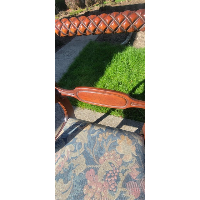Wood Six Early 20th Century Park Furniture Duncan Phyfe Style Dining Chairs For Sale - Image 7 of 16