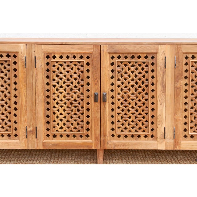 1990s Monumental 105" Long Geometric Sideboard For Sale - Image 5 of 13