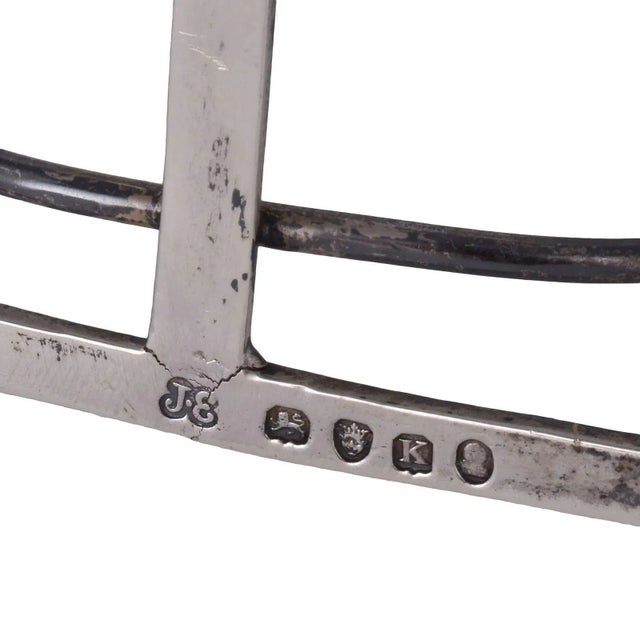 1805 John Emes Sterling Silver Toast Rack For Sale - Image 6 of 7
