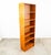 1960s Mid Century Danish Modern Bookshelf Tall Teak Wood Shelving 6 Shelf Compact 24" For Sale - Image 11 of 12