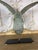 Metal Folk Art Copper Eagle Weathervane on Iron Base For Sale - Image 7 of 14