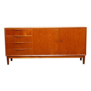 Vintage Teak Sideboard by Erling Torvits for Klim Mobelfabrik, 1960s For Sale
