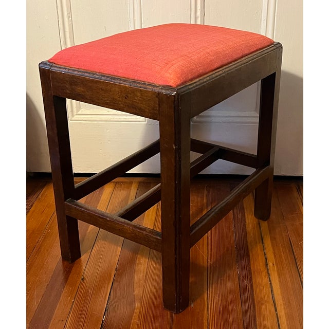 Brown Antique 18th Century English George III Chippendale Mahogany Stool of Diminutive Size - Stair & Co. Provenance For Sale - Image 8 of 18