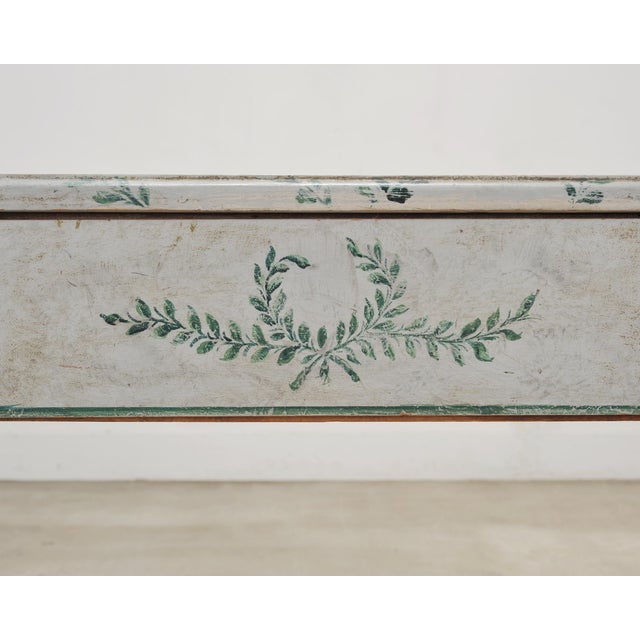 Venetian Painted Country Italian Provincial Writing Table Desk For Sale - Image 16 of 18