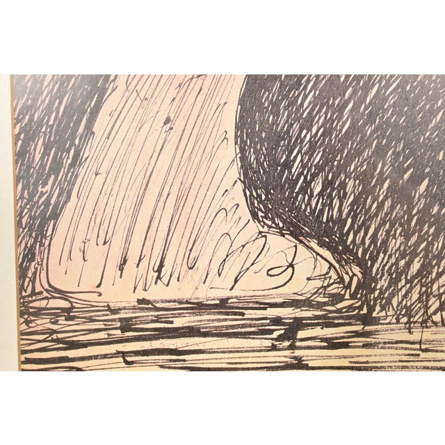 Black Original "Dancer" Framed Print by Rabindranath Tagore For Sale - Image 8 of 12