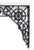 Eastlake style shelf bracket made of cast iron with a black finish. The original mounting screws are not available. Good...