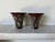 Vintage Signed t.p. Raku Pottery Vases – A Pair For Sale - Image 11 of 11