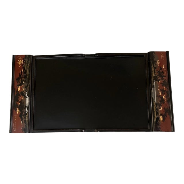 Vintage Lacquer Tray From Vietnam For Sale