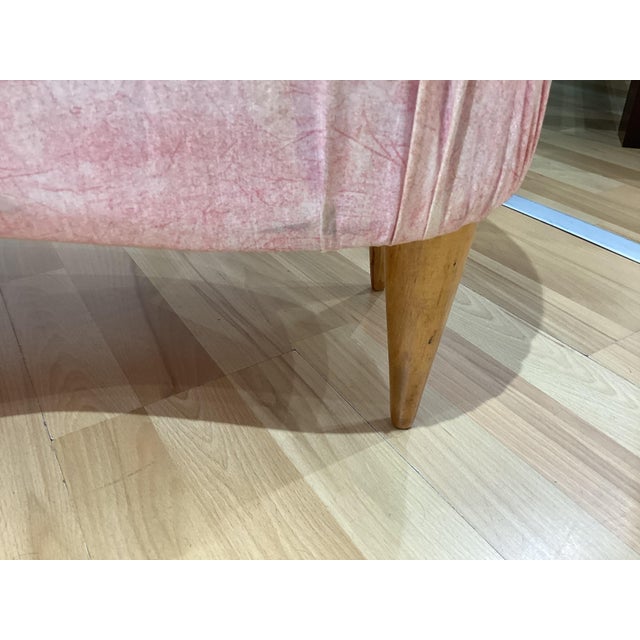 Bean-Shaped Pouf Ottoman in the style of Federico Munari, 1950s For Sale - Image 9 of 12