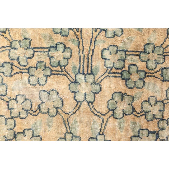 Textile Authentic Early 20th Century Indian Handmade Rug For Sale - Image 7 of 13