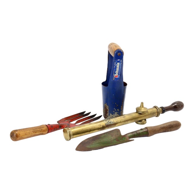 English Garden Tools, Set of 4 For Sale