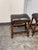 Brass Ambella Home Collection Barley Twist Leather Stools, Pair For Sale - Image 8 of 12